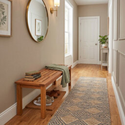 Samuel Alexander Coniston 2 Seater Fsc Wooden Indoor Bench Stool - thumbnail 2