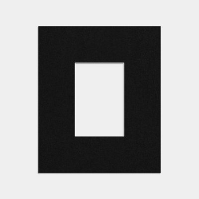 Ak Frames 12X10 Black Picture Mounts To Fit 6X4 Aperture Size - Mount Board Only (No Frame Included) - image 1