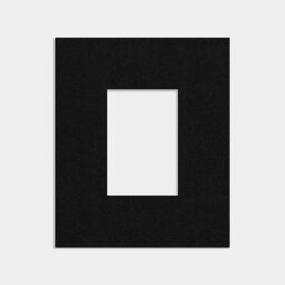 Ak Frames 12X10 Black Picture Mounts To Fit 6X4 Aperture Size - Mount Board Only (No Frame Included) - thumbnail 1