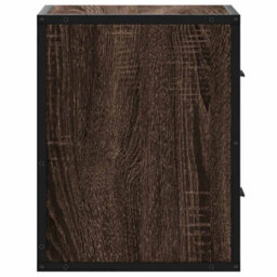 Berkfield Wall-Mounted Bedside Cabinets 2 Pcs Brown Oak 40X31X39.5 Cm - thumbnail 7