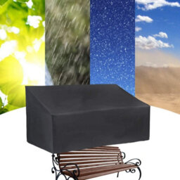 (162X66X89Cm) 4-Seater Garden Bench Cover, Outdoor Patio Dustproof, Uv-Resistant, Waterproof, Windproof, Oxford Protective Cover - thumbnail 4