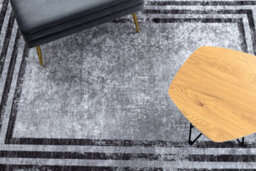 RugsX Miro 51325.805 Washing Carpet Geometric, Lines Anti-Slip - Grey  160X220 Cm - thumbnail 5