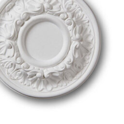 Yes-Online M70 Ceiling Rose - Medallion Lightweight Resin Ornate Decor Traditional Light Chandelier Feature Paintable Ceiling Centre 20Cm - thumbnail 5