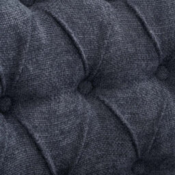 Compact Chenille Blue Accent Chair With Buttons Lydia - Classic Fabric Armchair, Doorstep Delivery - thumbnail 8