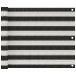 Berkfield Balcony Screen Hdpe 75X400 Cm Anthracite And White - thumbnail 1