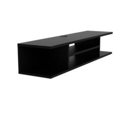 Decorotika Pivot Floating Tv Stand Tv Unit For Tvs Up To 50 Inches Black - thumbnail 5