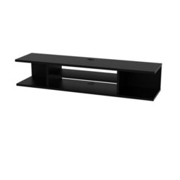 Decorotika Pivot Floating Tv Stand Tv Unit For Tvs Up To 50 Inches Black - thumbnail 4