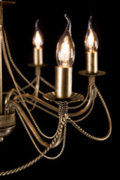 Emibig Lighting Emibig Tori Chandelier 5 X E14 Gold - thumbnail 6