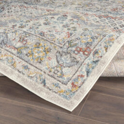 Livabliss Ankara-Vintage Taupe Grey Cream Traditional Boho Living Dining Bedroom Rug 200 X 275 Cm Easy Care, Non Shedding - thumbnail 4