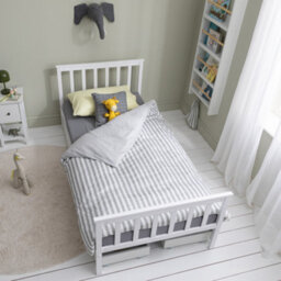 Nöa & Nani Noa & Nani Single Bed 3Ft Frame With 2 Storage Drawers In White Otis - thumbnail 4