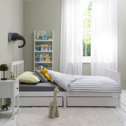 Nöa & Nani Noa & Nani Single Bed 3Ft Frame With 2 Storage Drawers In White Otis - thumbnail 2