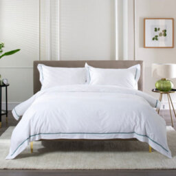 The Lyndon Company Boutique Hotel Hampstead 200 Thread Count Cotton Duvet Cover Set - thumbnail 1