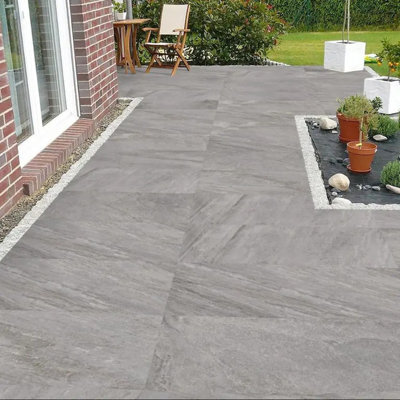 Bien Seramik Indiana Grey 600X1200X20mm Porcelain Paving. Pack Of 30 With Coverage Of 21.6 Sqr Mtrs. - image 1