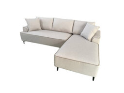 DS Living The Milano Edge 3 Seater Left Hand Corner Sofa In Grey Or Beige - thumbnail 4