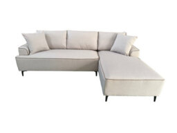 DS Living The Milano Edge 3 Seater Left Hand Corner Sofa In Grey Or Beige - thumbnail 3