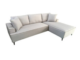 DS Living The Milano Edge 3 Seater Left Hand Corner Sofa In Grey Or Beige - thumbnail 2