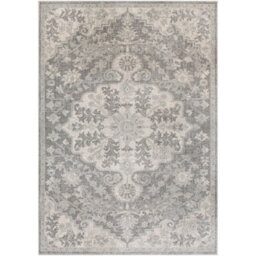 Livabliss Harput-Vintage Blue Orange Yellow Grey Traditional Boho Living Dining Bedroom Rug 200 X 275 Cm Easy Care, Non Shedding - thumbnail 1