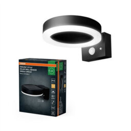 Osram Solar Wall Light Black Stainless Steel Ip44 - thumbnail 2