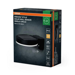 Osram Solar Wall Light Black Stainless Steel Ip44 - thumbnail 5