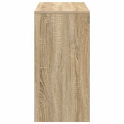 Berkfield Sonoma Oak Writing Desk Sonoma Oak Particle Board Medium Storage - thumbnail 6