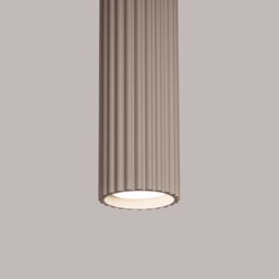 Luminosa Lighting Luminosa Karbon Slim Pendant Ceiling Light Taupe 1X Gu10 - thumbnail 4