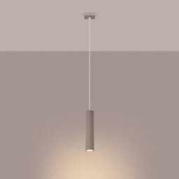 Luminosa Lighting Luminosa Karbon Slim Pendant Ceiling Light Taupe 1X Gu10 - thumbnail 3