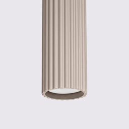 Luminosa Lighting Luminosa Karbon Slim Pendant Ceiling Light Taupe 1X Gu10 - thumbnail 5