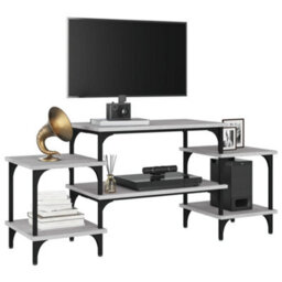 Berkfield Tv Cabinet Grey Sonoma 117X35X52 Cm Engineered Wood - thumbnail 4