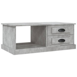 Berkfield Coffee Table Concrete Grey 90X50X35 Cm Engineered Wood - thumbnail 2