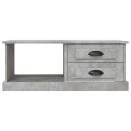 Berkfield Coffee Table Concrete Grey 90X50X35 Cm Engineered Wood - thumbnail 6