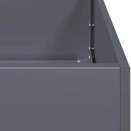 Berkfield Modern Planter Anthracite 80X40X40 Cm Cold-Rolled Steel - thumbnail 7
