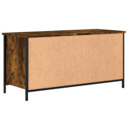 Berkfield Industrial Tv Cabinet Smoked Oak 100X40X50 Cm Engineered Wood - thumbnail 6