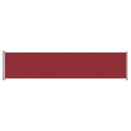 Walplus Patio Retractable Side Awning Garden Sun Shade Canopy Gazebo For Back Door, Porch, Patio 140X600 Cm Red - thumbnail 2