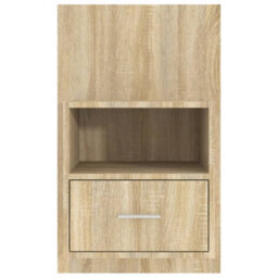 Berkfield Wall-Mounted Bedside Cabinets 2 Pcs Sonoma Oak - thumbnail 7