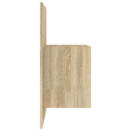 Berkfield Wall-Mounted Bedside Cabinets 2 Pcs Sonoma Oak - thumbnail 9