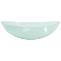 Berkfield Modern Basin Tempered Glass 54.5X35X15.5 Cm Frosted - thumbnail 3