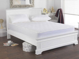 Lancashire Textiles Natural Cotton Keep Cool 3D Air Relax Breathable Mattress Protector - Double - thumbnail 3