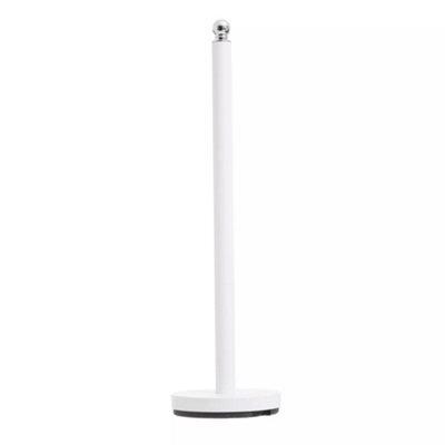 Orsina Stable White Toilet Roll Holder, Elegant Design Toilet Holder, Sturdy Toilet Roll Holder With White Base - image 1