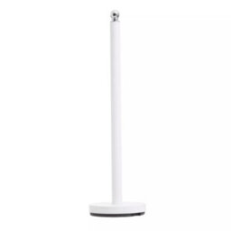 Orsina Stable White Toilet Roll Holder, Elegant Design Toilet Holder, Sturdy Toilet Roll Holder With White Base