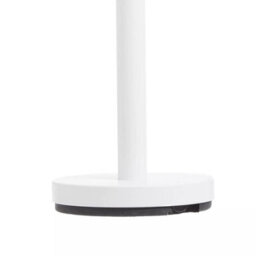 Orsina Stable White Toilet Roll Holder, Elegant Design Toilet Holder, Sturdy Toilet Roll Holder With White Base - thumbnail 3