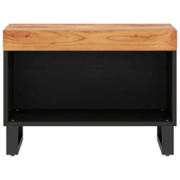 Berkfield Industrial Tv Cabinet 60X33X43.5 Cm Solid Wood Acacia - thumbnail 3