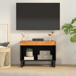 Berkfield Industrial Tv Cabinet 60X33X43.5 Cm Solid Wood Acacia - thumbnail 2