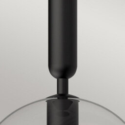 Luminosa Lighting Elstead Alora Mood Jude Dome Pendant Ceiling Light Contemporary Matt Black 1X E27 - thumbnail 4