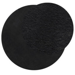 Berkfield Rug Huarte Short Pile Soft And Washable Black Size  160 Cm - thumbnail 3
