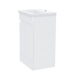 Nes Home Alaska 500mm Freestanding Bathroom Basin Vanity Unit White - thumbnail 7