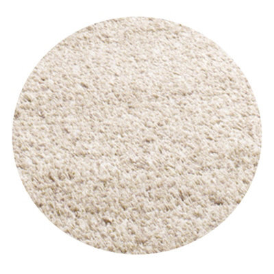Twilight 039 0001 2868 Beige White Shaggy Circle Rug By Mastercraft -200 (Circle)