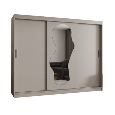 Arte Luxurious Cashmere Ultra Sliding Door Wardrobe 2500mm X 2000mm X 620mm - Refined Storage Solution - image 1