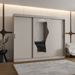 Arte Luxurious Cashmere Ultra Sliding Door Wardrobe 2500mm X 2000mm X 620mm - Refined Storage Solution - thumbnail 2