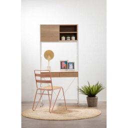Orsina Pink Metal Chair, Ready To Enjoy Metal Outdoor Chair, Effortless Cleaning Metal Chair, Versatile Small Chair - thumbnail 5