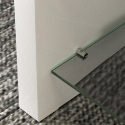 Wyld Haus Velimo High Gloss White Curved 2-Tier Coffee Table, L100 X D45 X H45Cm - thumbnail 7